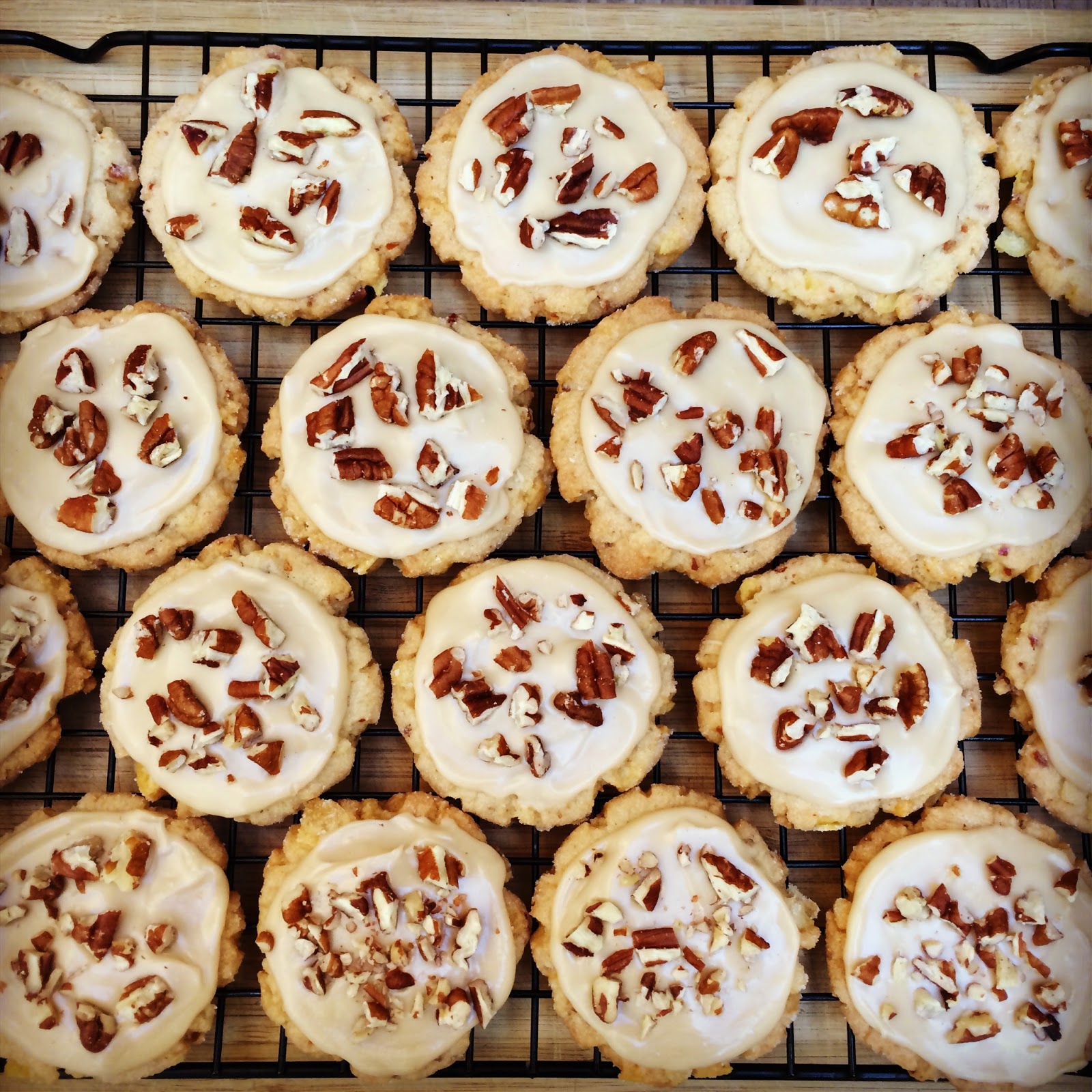 handmade&homemade Pretzel and Potato Chip Cookies with Caramel Frosting