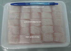 Vacuumed Basa Dice / Vacuumed Pangasius Dice - vacuumed tray