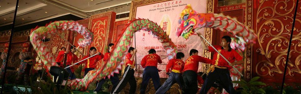 ksatria barongsai lion and dragon dance surabaya