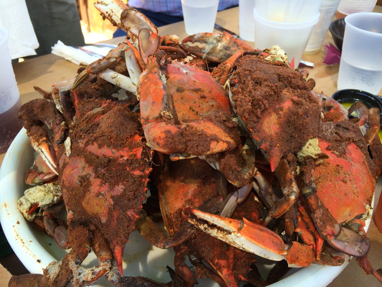 2 Dudes Who Love Food: Mike's Crab House - Riva, Maryland