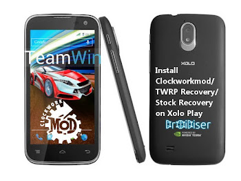 How to install Clockworkmod/TWRP Recovery on Xolo Play T1000