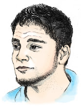 Illustrated self-portrait of Carlos