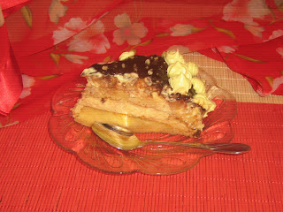 Pinaple and banana cake