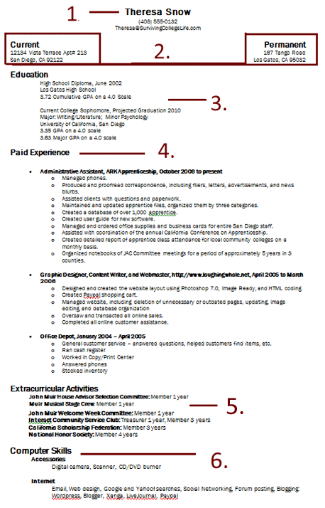 rewrite resumes
