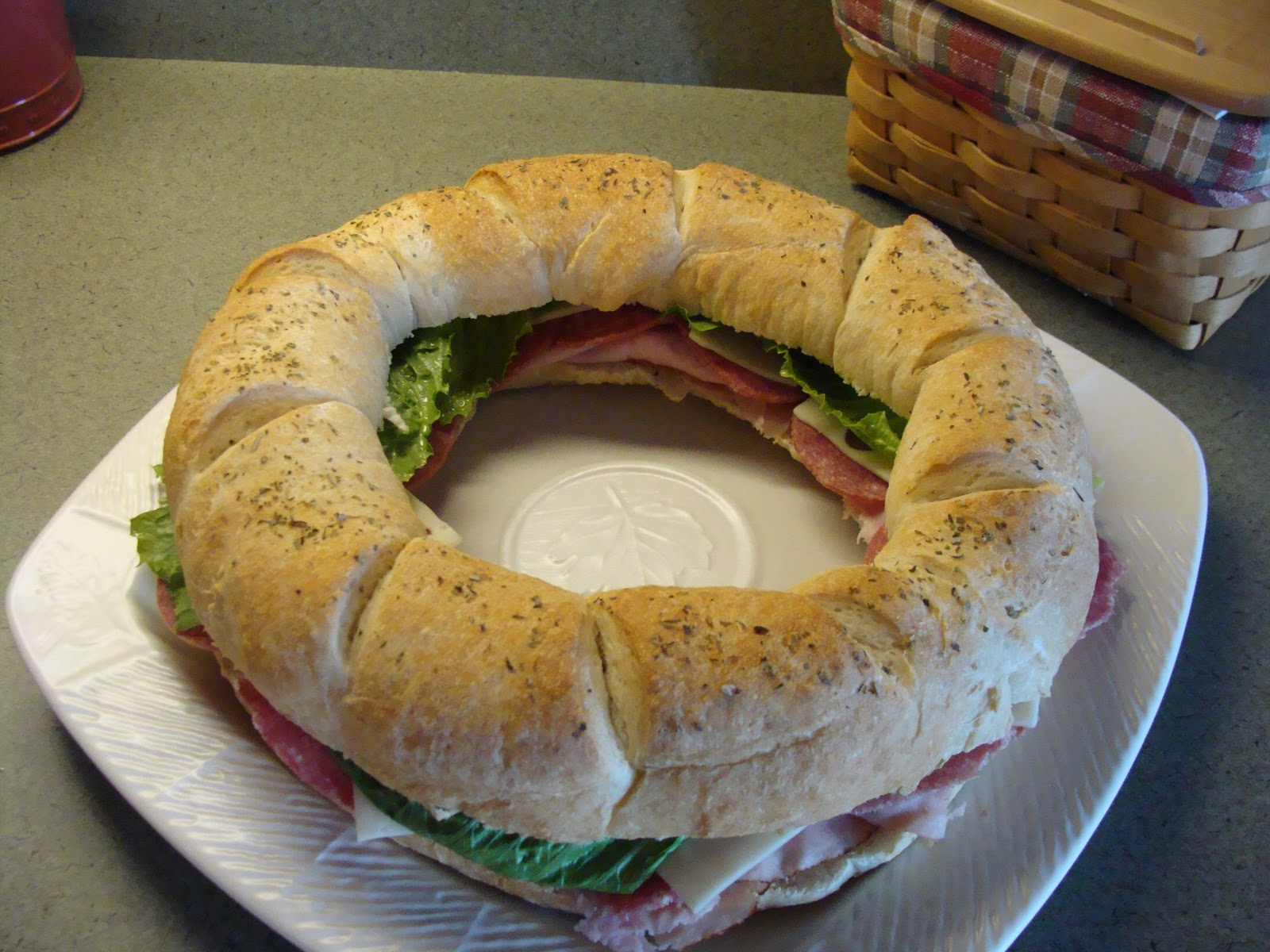 Kristi's Recipe Box Sandwich Ring