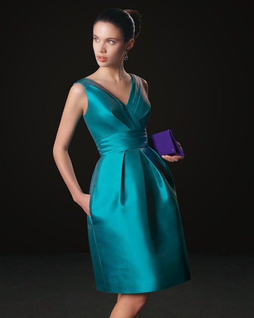 Fiesta Short Cocktail Dresses by Rosa Clara Fiesta Short blue Cocktail Dresses by Rosa Clara