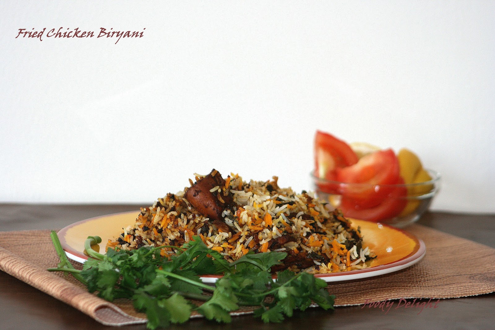 Foody Delight Fried Chicken Biryani