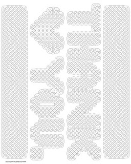 knotwork thank you note to color- available in jpg and transparent png