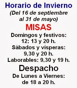 HORARIO DE MISAS EN SEVILLA horario de misas en sevilla: