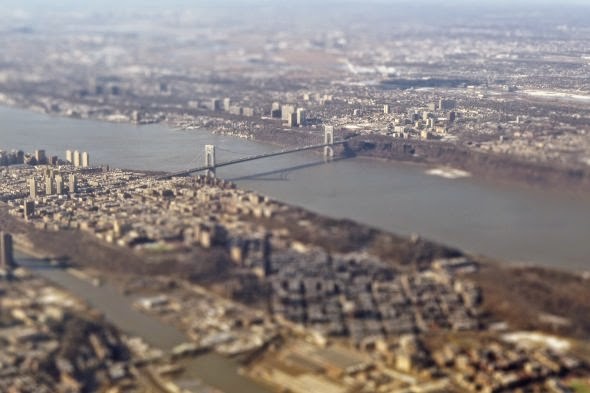Nova York como uma maquete de brinquedo na fotografia tilt-shift de Richard Silver Richard Silver fotografia cidades paisagens tilt shift ny nova york