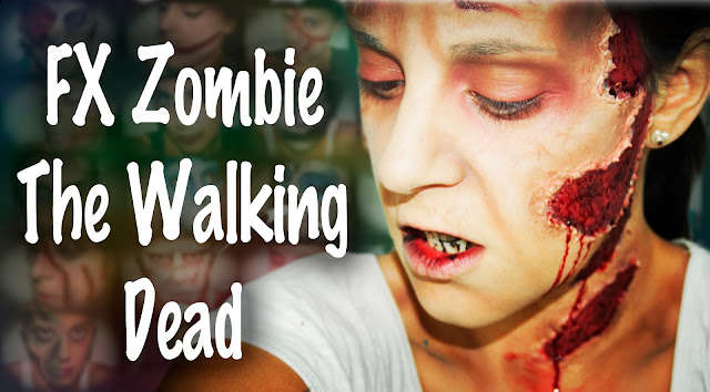 Maquillaje Halloween Zombie FX The Walking Dead Makeup Silvia Quiros