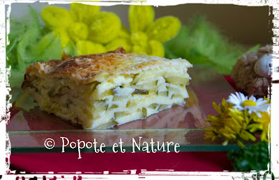 © Popote et Nature - gâteau fraicheur à la courgette et au fromage blanc