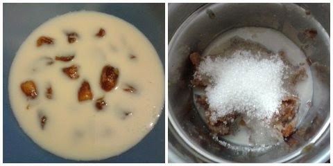 Eggless Dates Cake Step by step