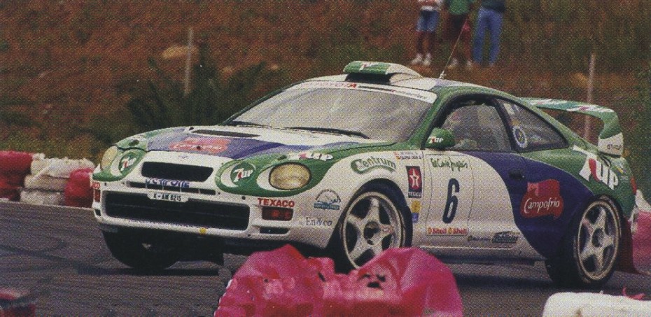 DECOSLOT: TOYOTA CELICA GT4 7UP-CAMPOFRIO J.M.PONCE 1996