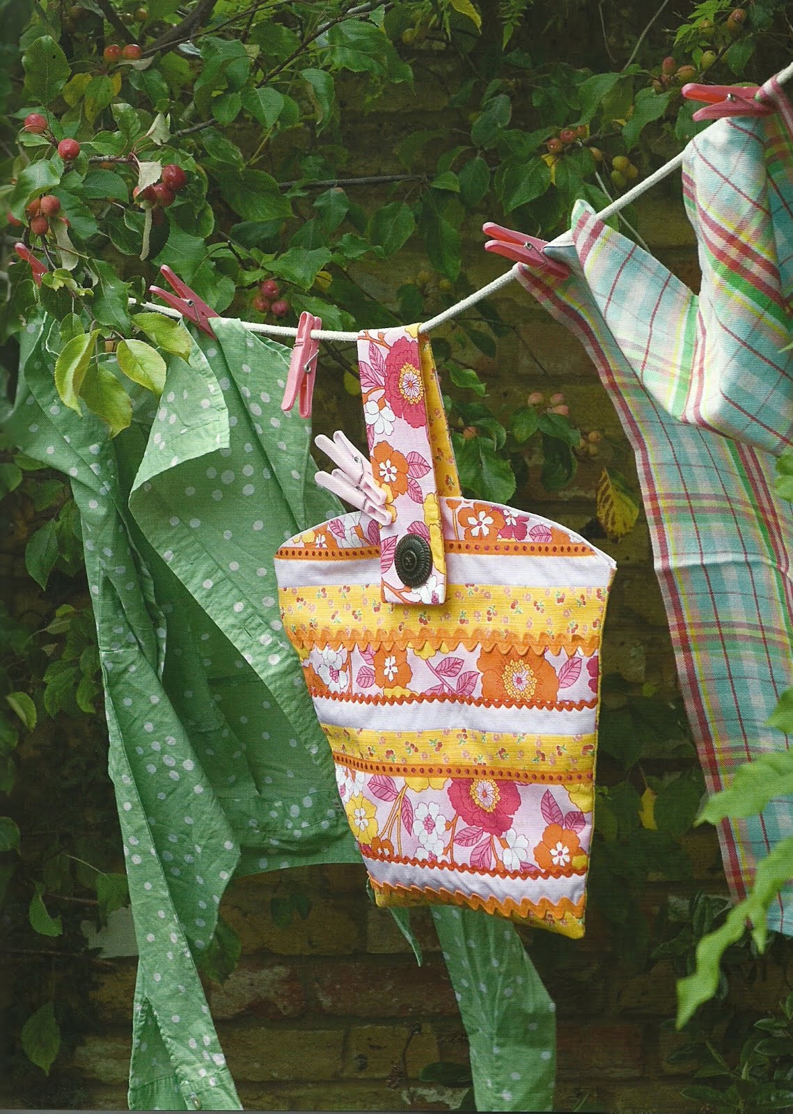 Tulip Cottage How to make a peg bag Tutorial