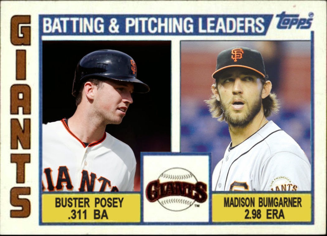 Cards That Never Were Giants Batting and Pitching Leaders