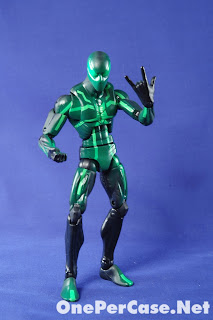 marvel legends spider spiderman costume shelf per case