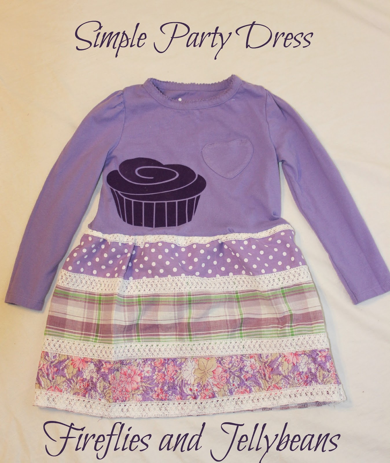 Fireflies and Jellybeans Simple Party Dress Tutorial
