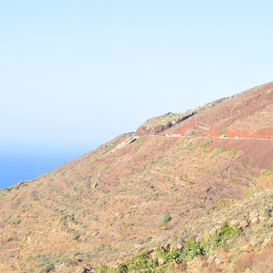Santorini cliffs