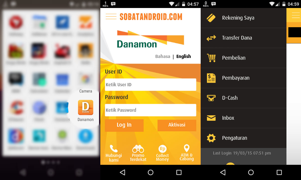 Cara Transfer Antar Rekening & Antar Bank Menggunakan Aplikasi Android D-Mobile Danamon Mobile Banking Cara Transfer Antar Rekening & Antar Bank Menggunakan Aplikasi Android D-Mobile Danamon Mobile Banking