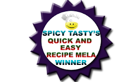 Winner of Quick and Easy Recipe Mela