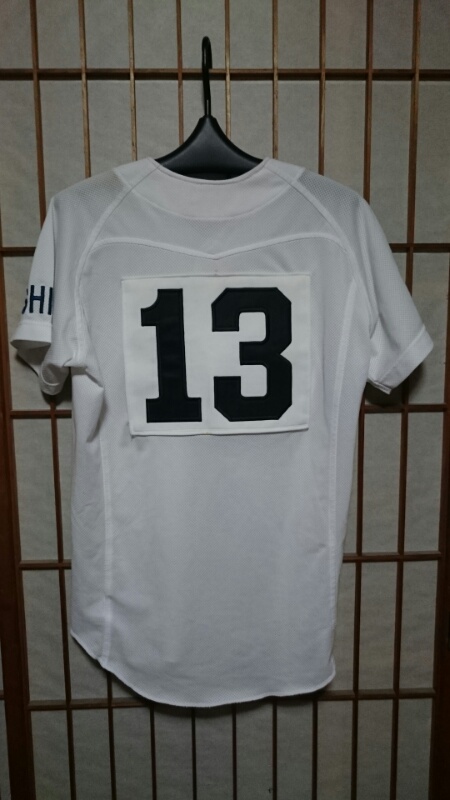 全日本送料無料 背番号ふち縫いゼッケン 中学高校野球モデル W25cm×H22cm