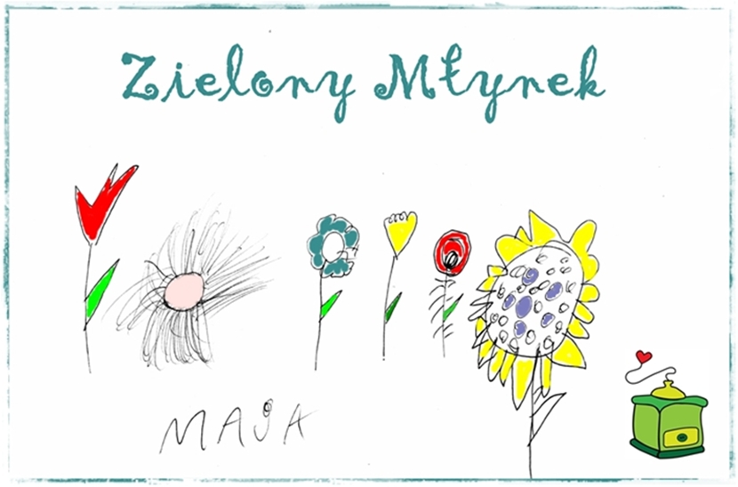 zielony młynek