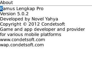Kamus Lengkap Pro v5.0.2 Kamus Lengkap Pro v5.0.2