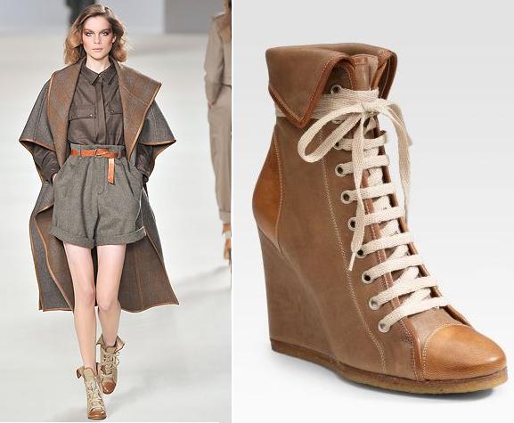 chloe wedge boots