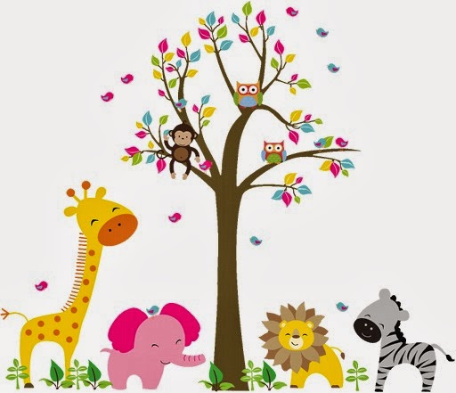 DECORACIÓN DE LAS PAREDES DEL DORMITORIO INFANTIL - DORMITORIO INFANTIL