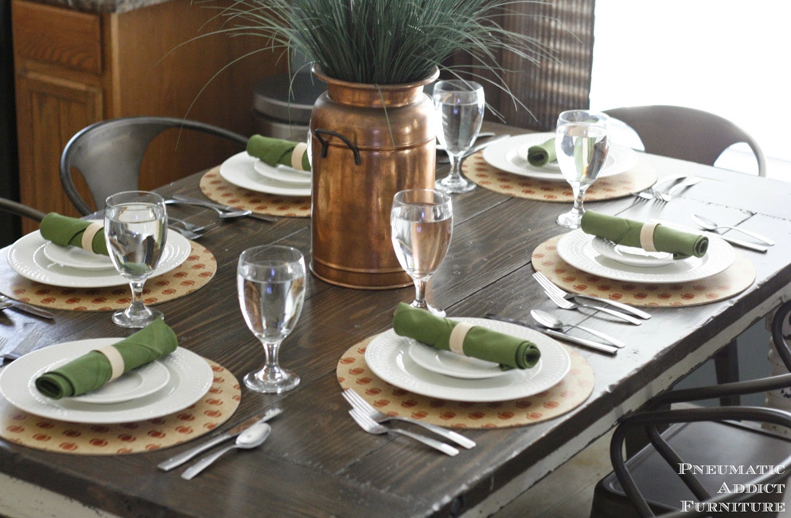 DIY Wood Plate Chargers Pneumatic Addict