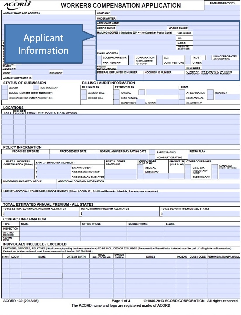 simply easier acord forms april 2014 accord form 24