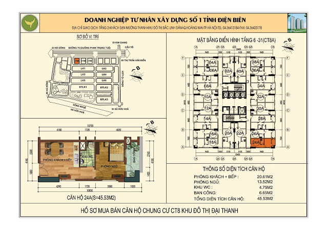 MẶT BẰNG CĂN HỘ CHUNG CƯ ĐẠI THANH CT8 MẶT BẰNG CĂN HỘ CHUNG CƯ ĐẠI THANH CT8
