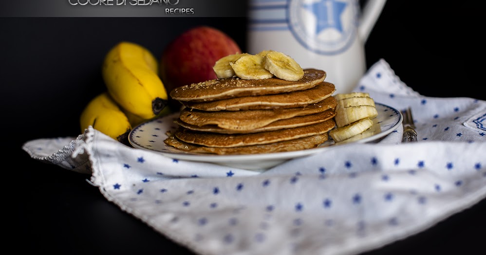 Pancake light di avena e mele Cuore di Sedano