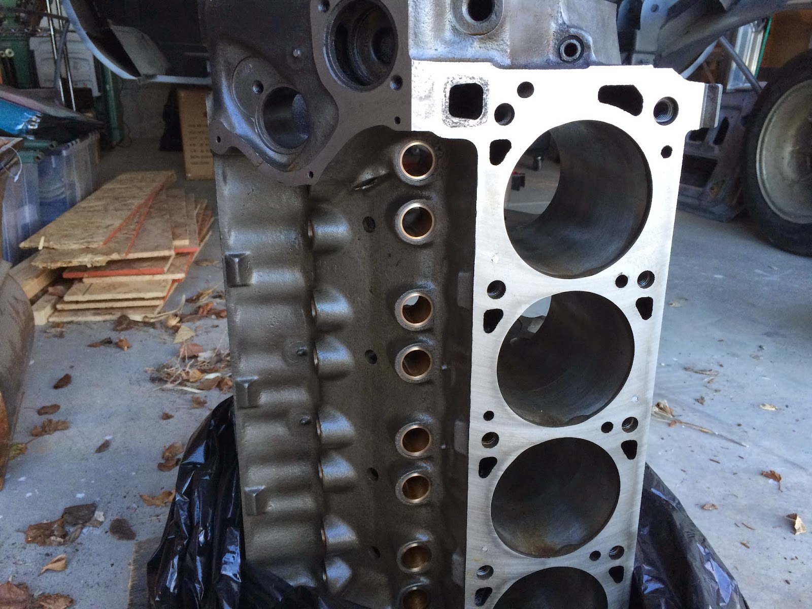 Project Pantera The Block is Decked and Lifter Bushings Installed