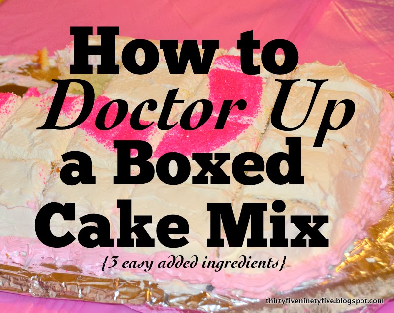 3595 How to Doctor Up a Boxed Cake Mix