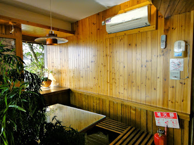 Inside a teahouse in Jiufen Taiwan 