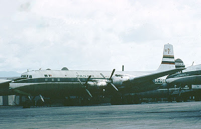 Os Douglas DC-7 na Panair do Brasil  PP-PDN+cemiterio+da+Panair