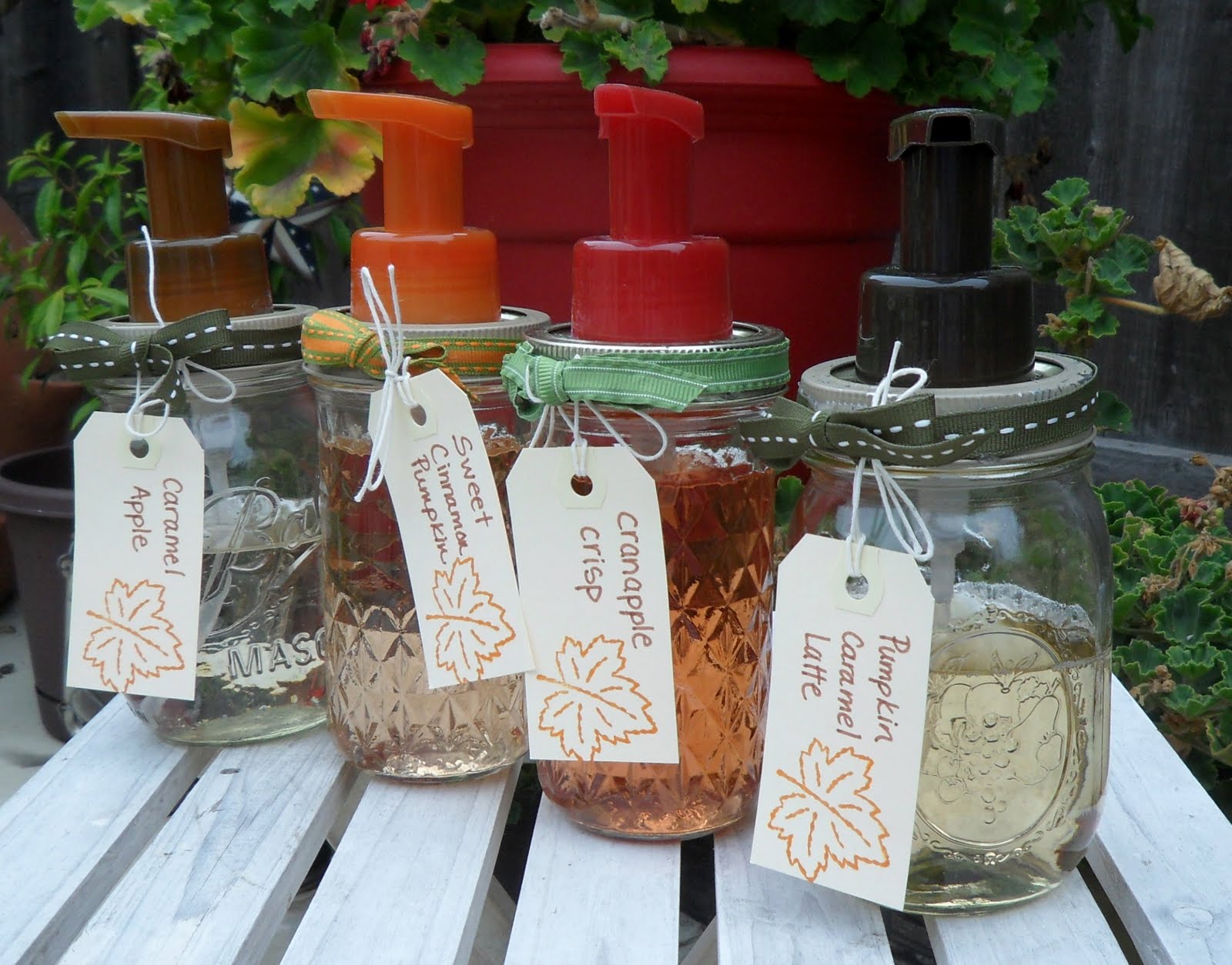 Kaleidoscope of Colors Jelly Jar Foaming Soap Dispensers