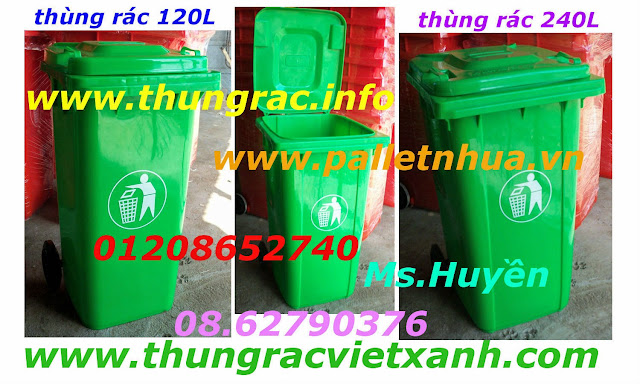 Thùng rác, thung rac nhua, thùng rác giá rẻ LH: 01208652740 - Huyền