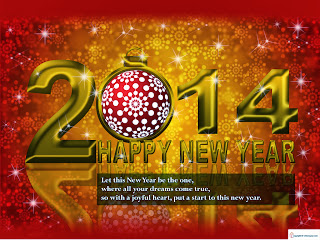 New Year 2014 SMS Wallpaper