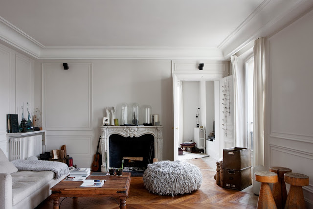Chez Brigitte et Ivan Chez Brigitte et Ivan, Photo Paul Reaside, via Le Petit Florilège décoration intérieure à Bordeaux