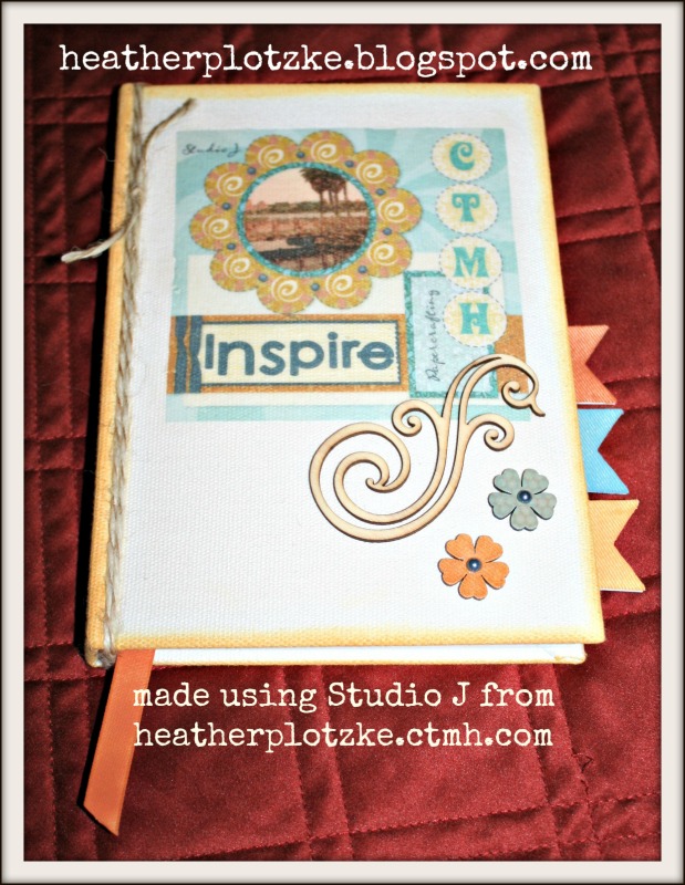 Heather Plotzke Canvas Journal Featuring Studio J Art