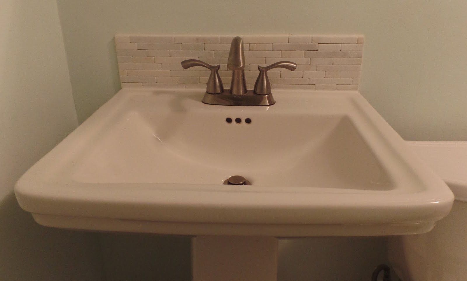 bathroom sink splash panels