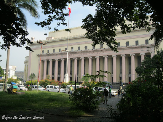 Manila Central Post Office as viewed from Liwasang Bonifacio.