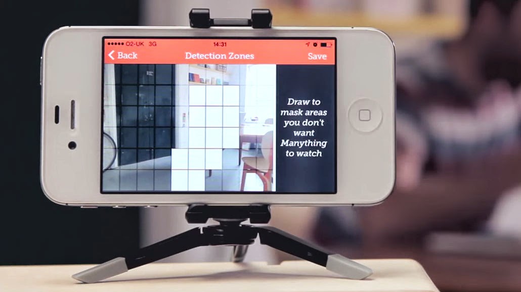iPhone into a security camera. iPhone into a security camera.