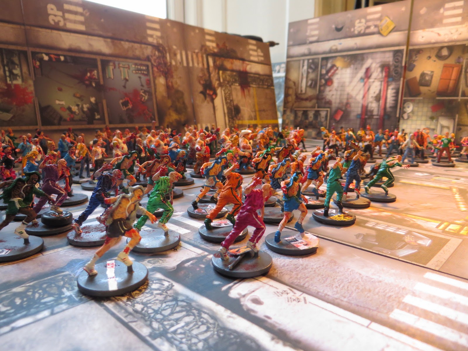 Zombicide, Zombies, all, painted, survivors, apocalyptic,