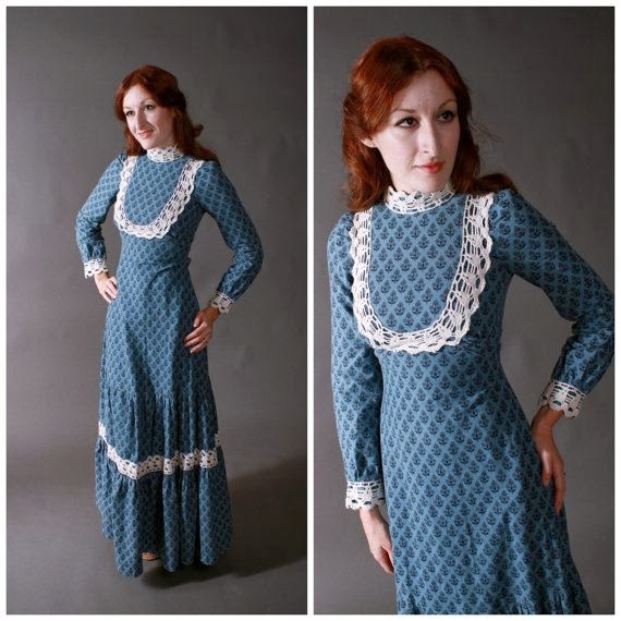 gunne sax prairie dress