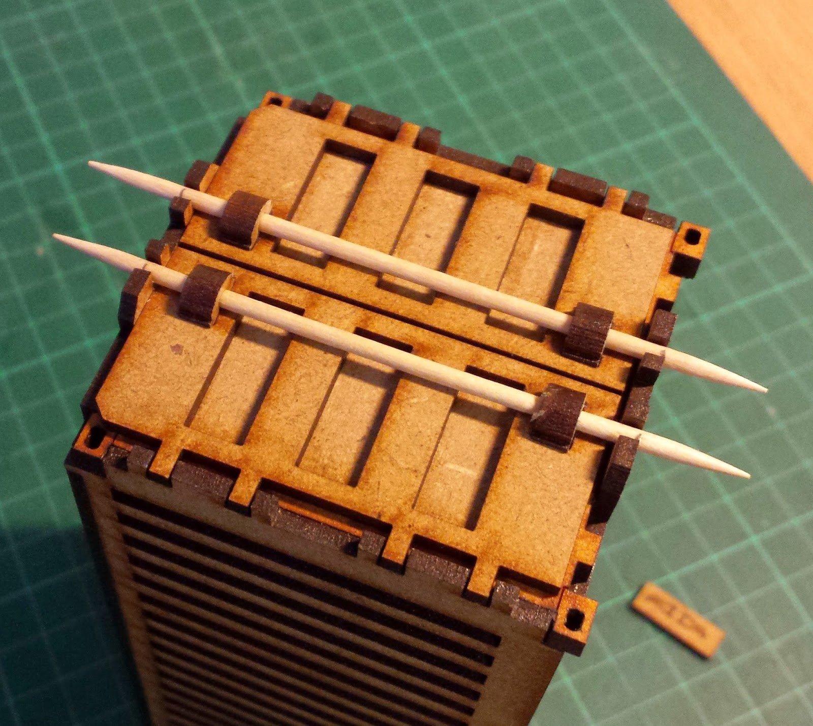 Iron Mammoth's Studio Laser Cut Shipping Container Build