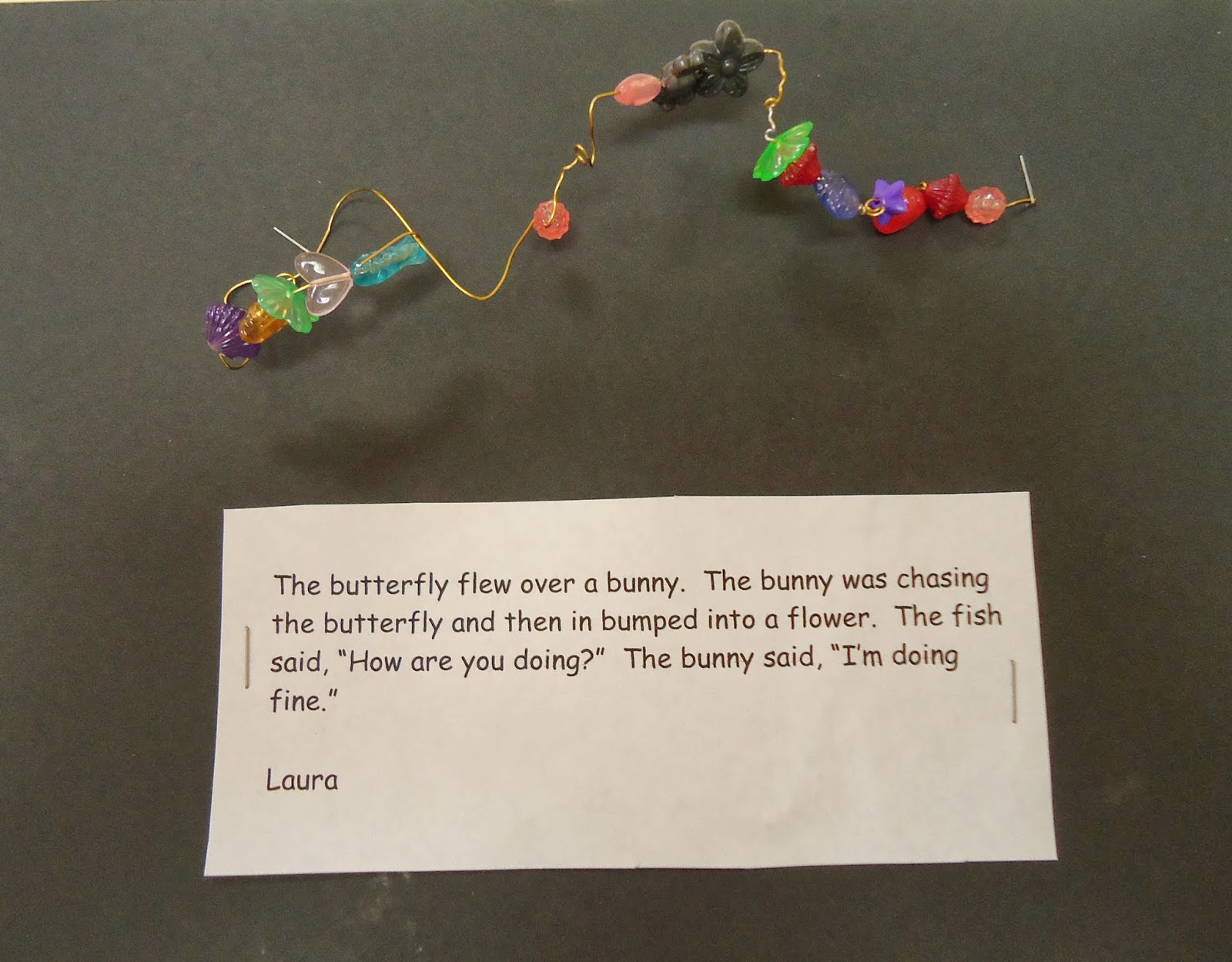 To the Lesson! Beaded Wire Sculptures